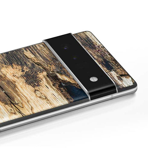 Blue Resin Wood Google Pixel 6 Pro Skin